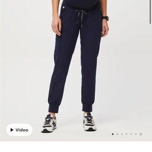 FIGS Maternity Zamora Jogger Scrub Navy